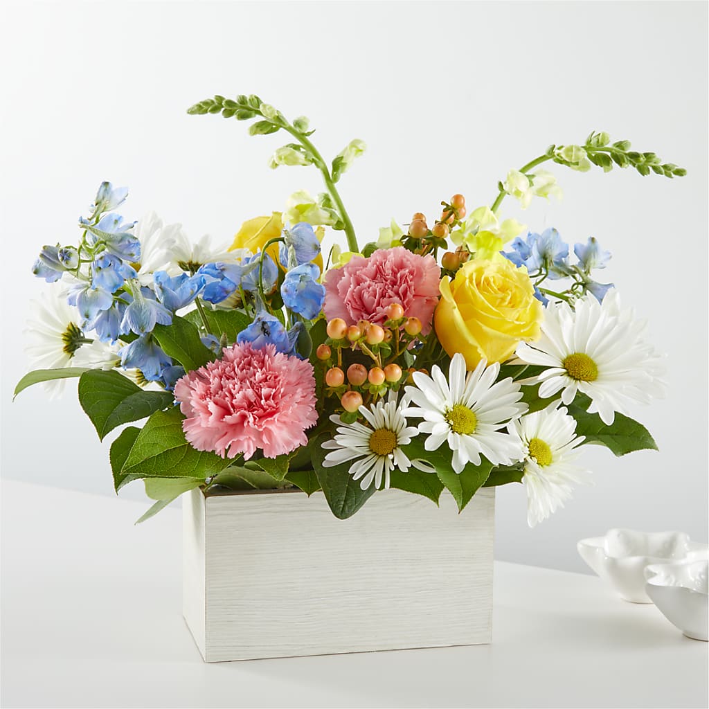 Sun Salutation Box Bouquet – Colchester Florist, Colchester CT