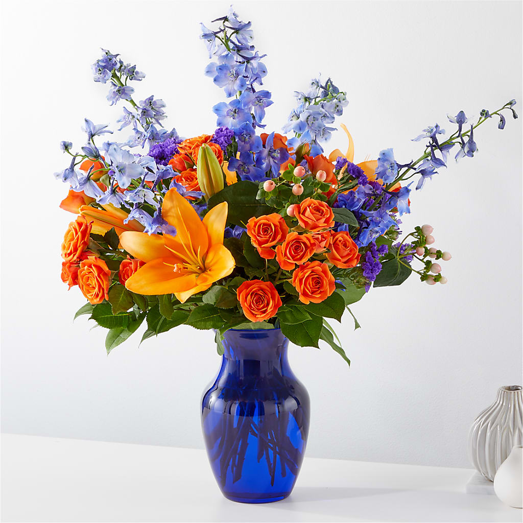 Radiant Citrus Bouquet – Colchester Florist, Colchester CT