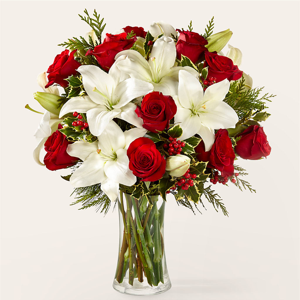 Sparkling Snowflakes Bouquet – Colchester Florist, Colchester CT