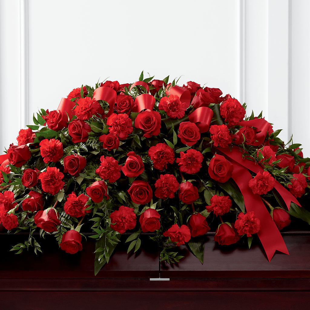 Tribute of Life Casket Spray – Colchester Florist, Colchester CT