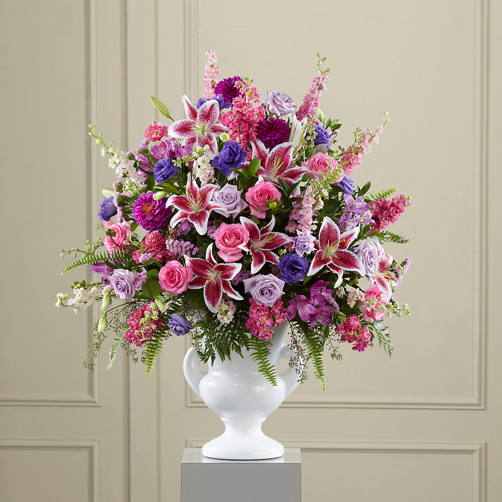 Peaceful Tribute Arrangement – Colchester Florist, Colchester CT