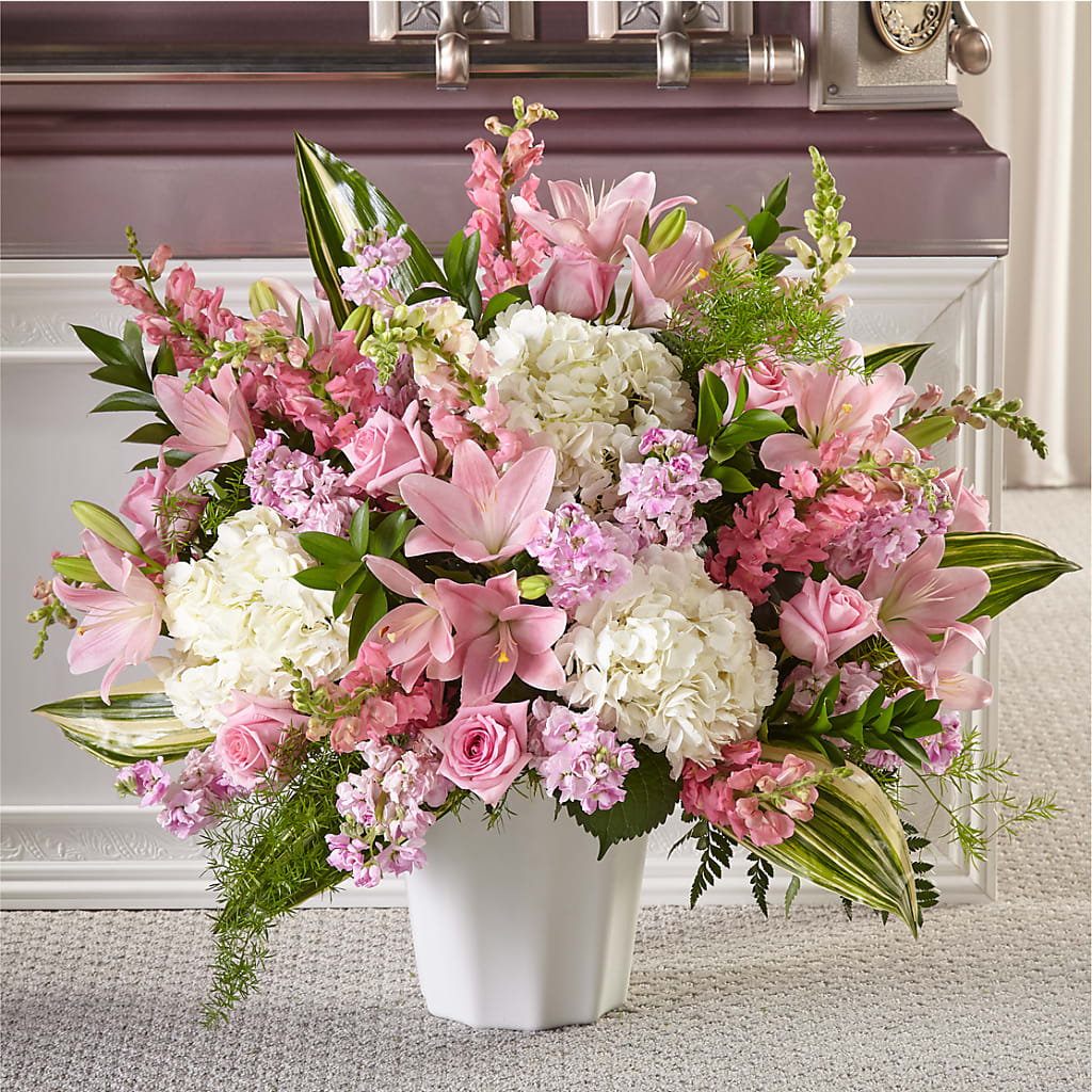 Simply Serene Floor Basket – Colchester Florist, Colchester CT