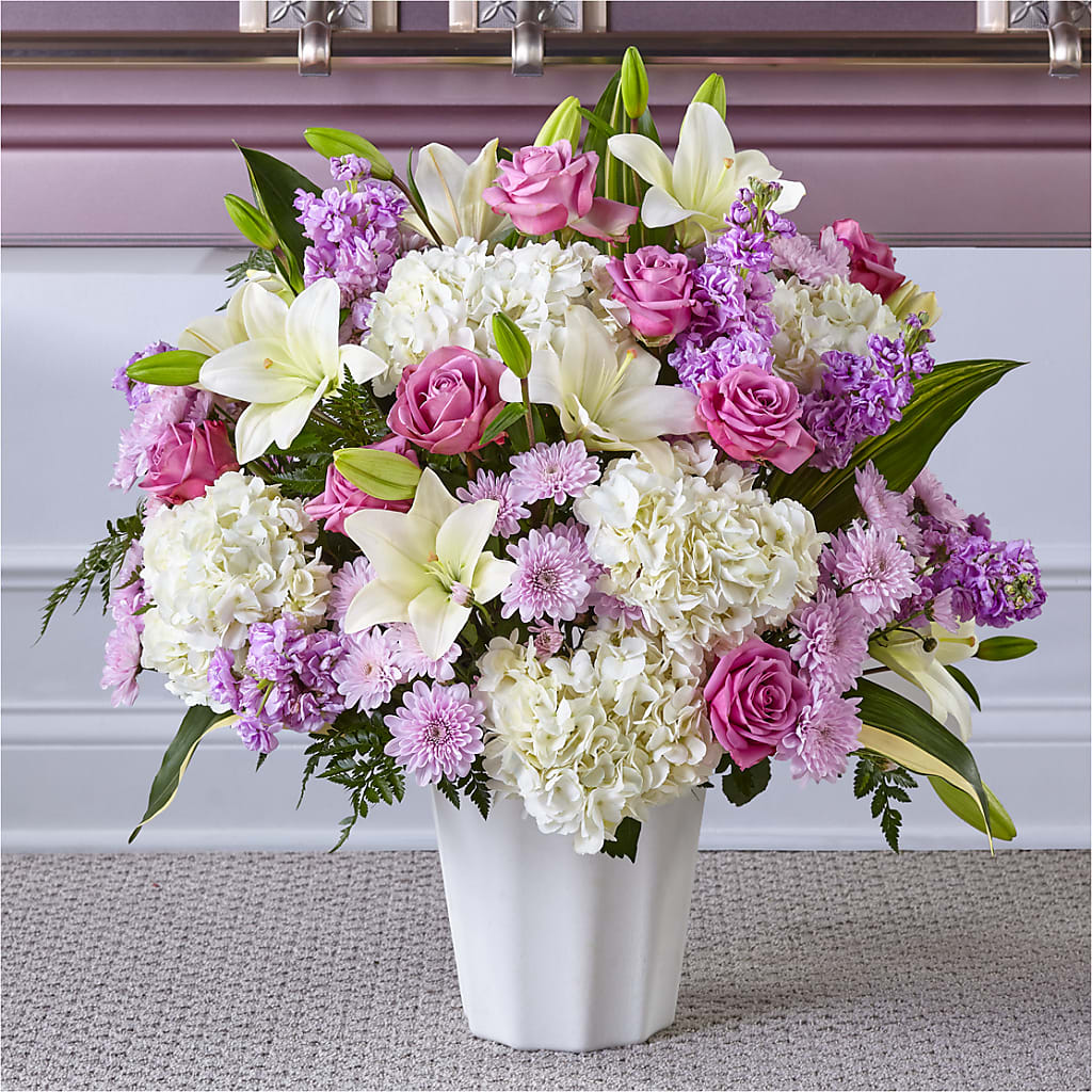 Heaven Sent Floor Basket – Colchester Florist, Colchester CT