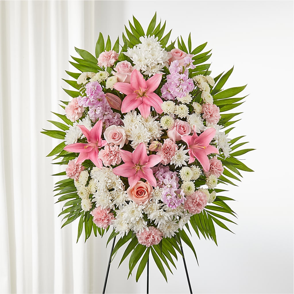 Offering Solace Standing Spray – Colchester Florist, Colchester CT