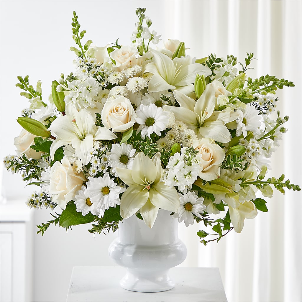 Uplifting Urn Arrangement – Colchester Florist, Colchester CT