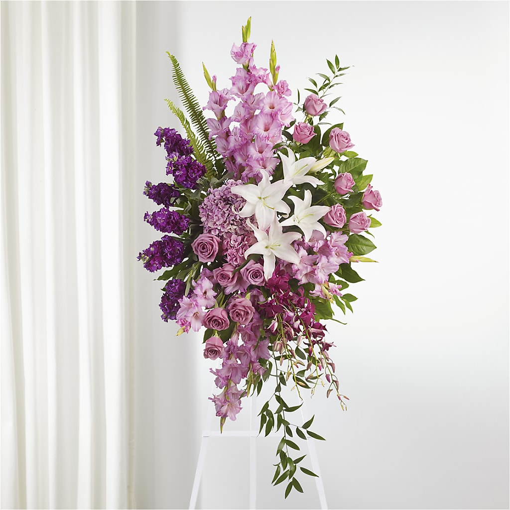 Never Alone Standing Spray – Colchester Florist, Colchester CT