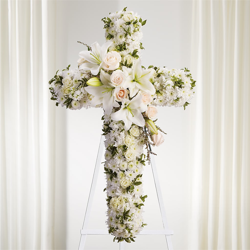 Spiritual Guidance Standing Spray – Colchester Florist, Colchester CT
