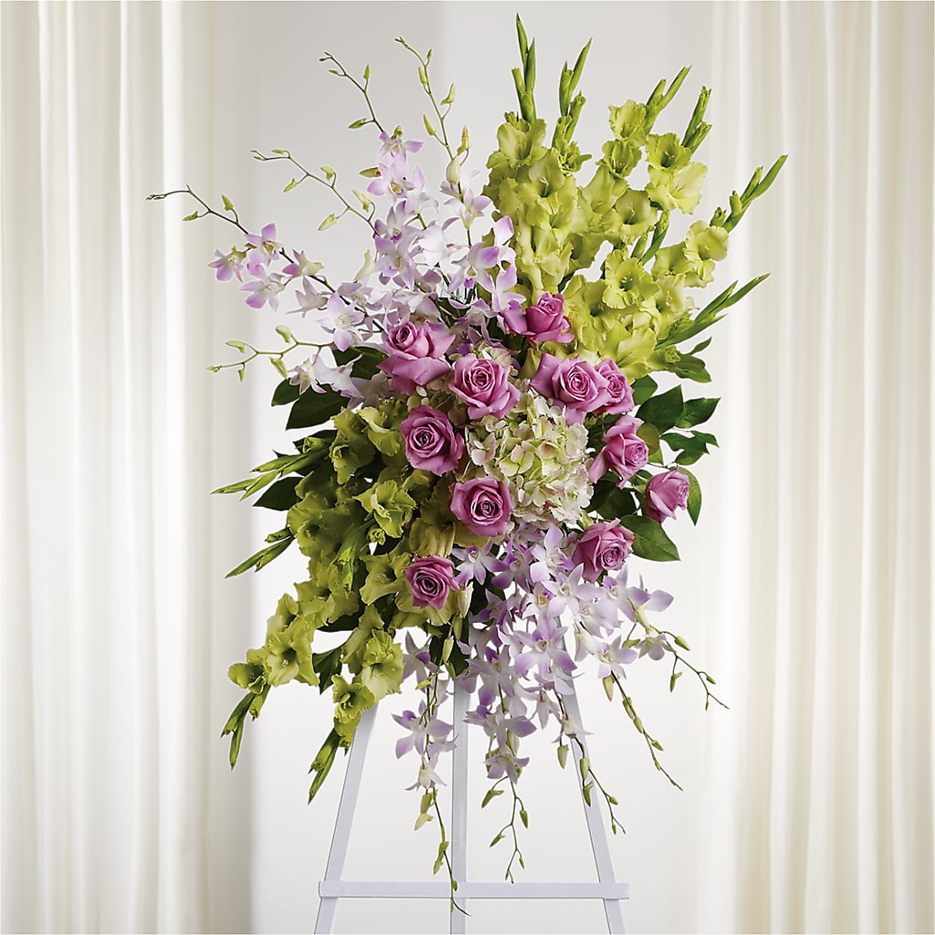 Lasting Legacy Standing Spray – Colchester Florist, Colchester CT