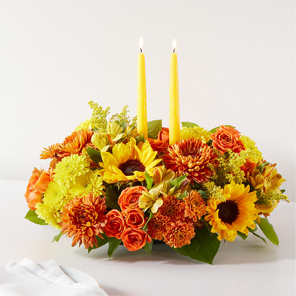 Autumn Harmony Centerpiece – Colchester Florist, Colchester CT