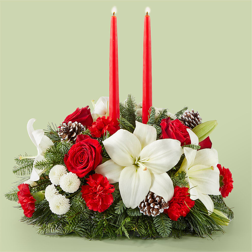 Seasonal Festivities Centerpiece – Colchester Florist, Colchester CT