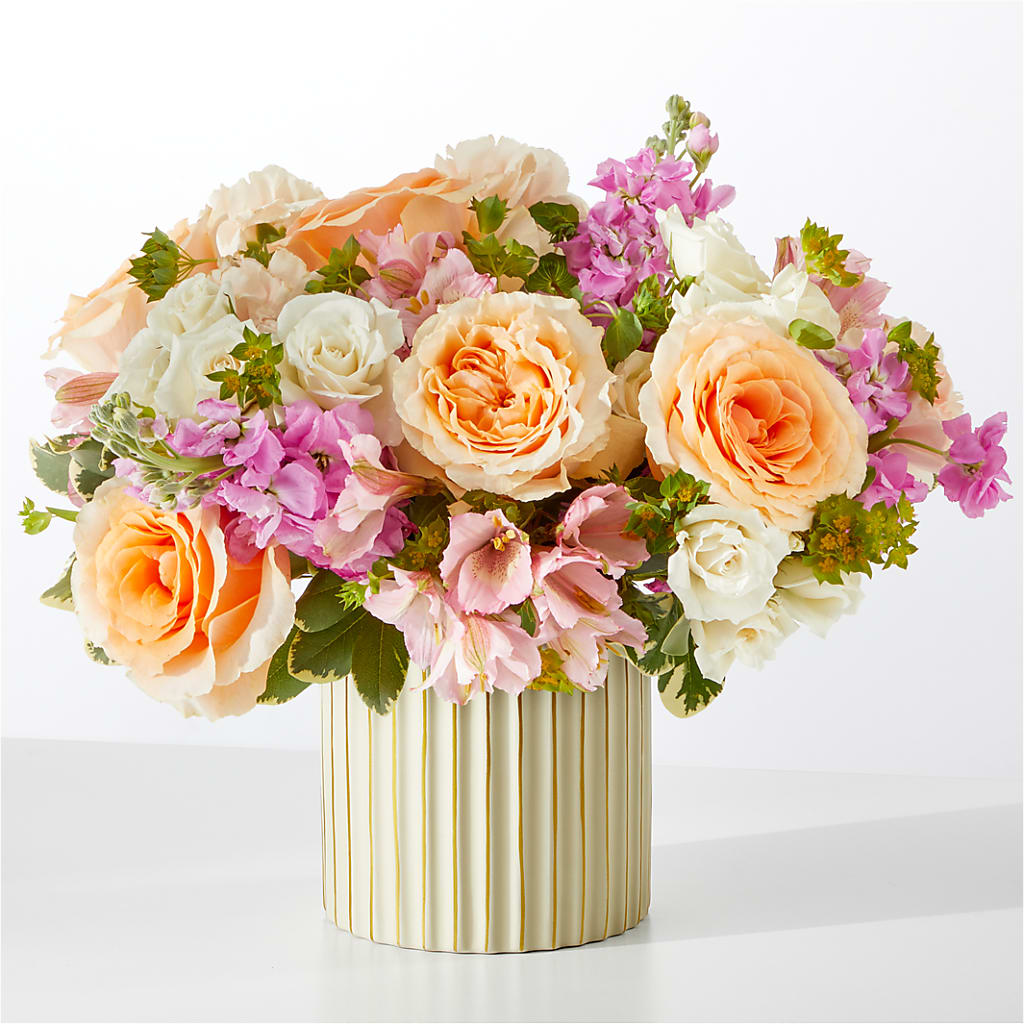 Paradise Bouquet with Ivory Vase – Colchester Florist, Colchester CT