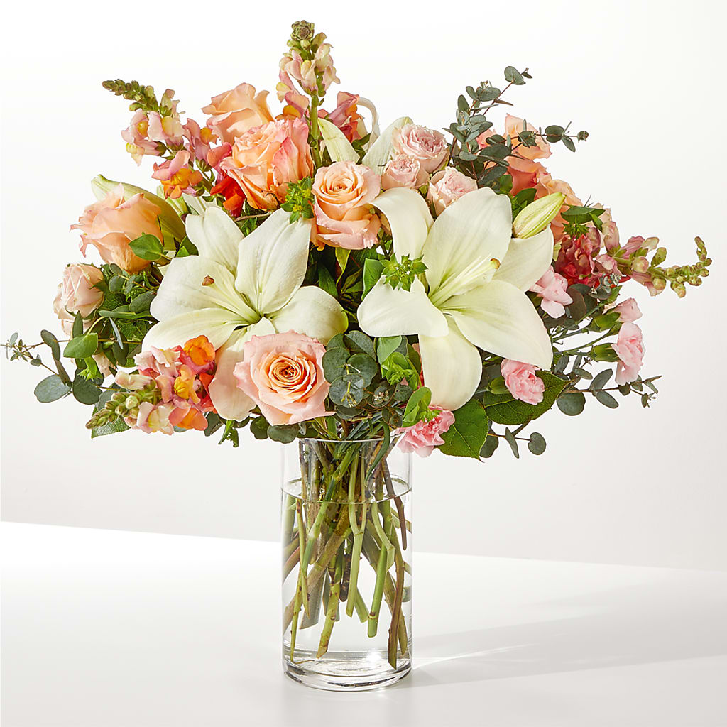 Grapefruit Splash Bouquet – Colchester Florist, Colchester CT