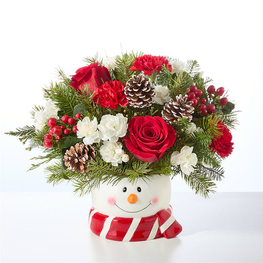 Jolly Snowman Bouquet –  Colchester Florist, Colchester CT