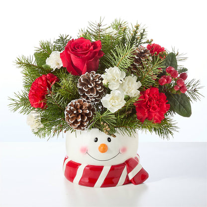 Jolly Snowman Bouquet –  Colchester Florist, Colchester CT
