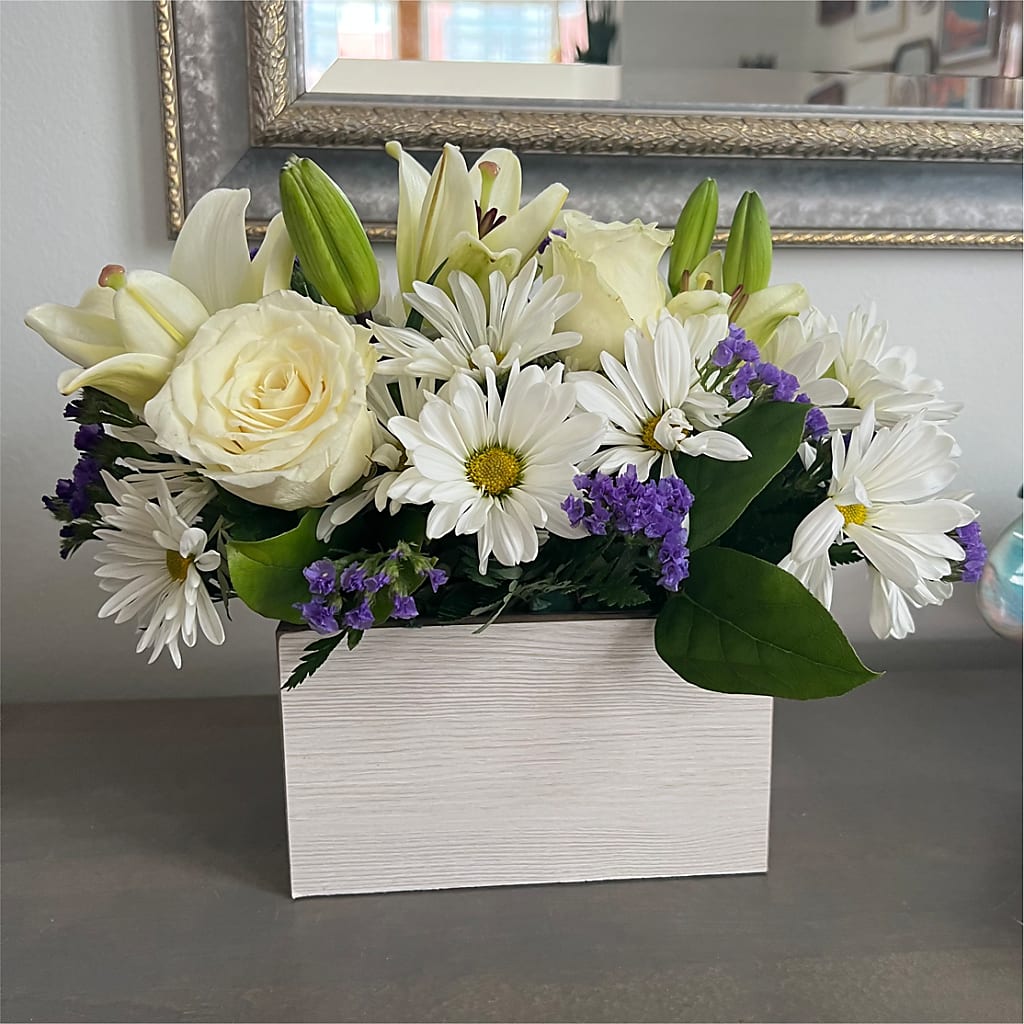 Beyond Blue Box Bouquet –  Colchester Florist, Colchester CT