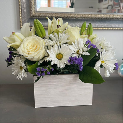 Beyond Blue Box Bouquet –  Colchester Florist, Colchester CT