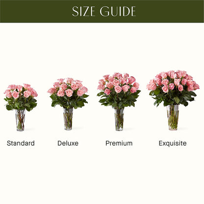 Long Stem Pink Rose Bouquet –  Colchester Florist, Colchester CT