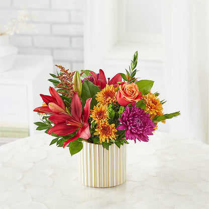 Burgundy Landscape Bouquet –  Colchester Florist, Colchester CT