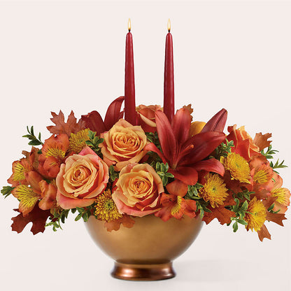 Harvest Table Centerpiece –  Colchester Florist, Colchester CT