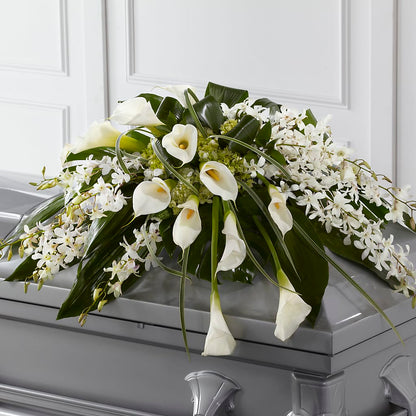 Angel Wings Casket Spray –  Colchester Florist, Colchester CT