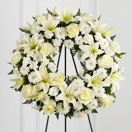 Treasured Tribute Wreath –  Colchester Florist, Colchester CT
