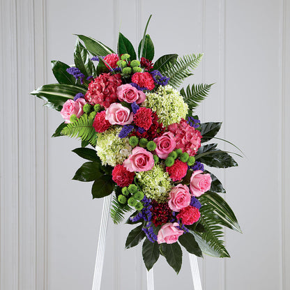 Refreshing Mix Standing Spray –  Colchester Florist, Colchester CT