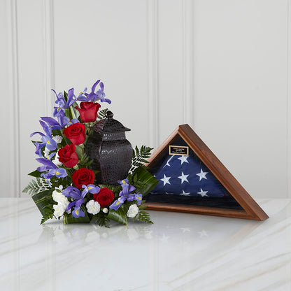 Patriotic Tribute Arrangement –  Colchester Florist, Colchester CT
