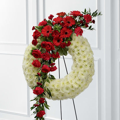 Graceful Tribute Wreath –  Colchester Florist, Colchester CT