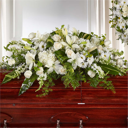 Abundance Casket Spray –  Colchester Florist, Colchester CT