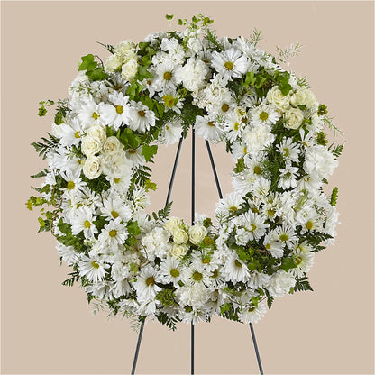Faithful Wishes Wreath –  Colchester Florist, Colchester CT