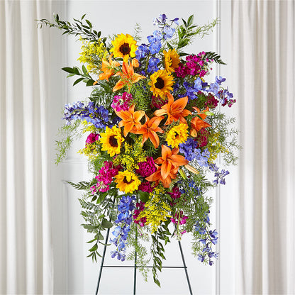 Sunlit Memories Standing Spray (Standard) –  Colchester Florist, Colchester CT