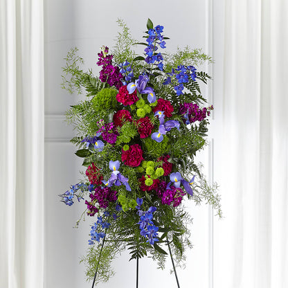 Heavenly Skies Standing Spray –  Colchester Florist, Colchester CT