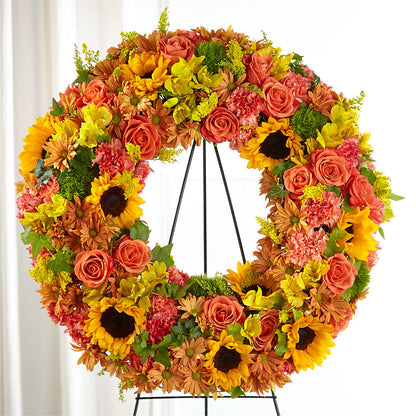 Autumnal Memories Wreath (Standard) –  Colchester Florist, Colchester CT