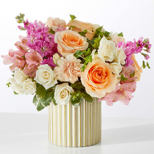 Paradise Bouquet with Ivory Vase –  Colchester Florist, Colchester CT
