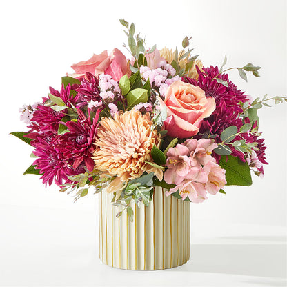 Berry Cobbler Bouquet with Ivory Vase –  Colchester Florist, Colchester CT