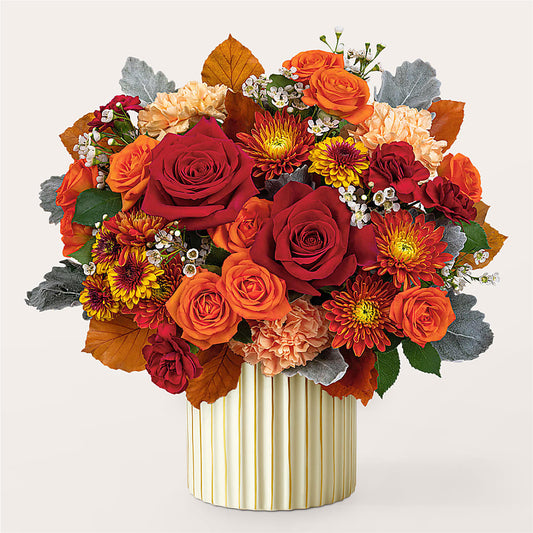 Merlot Bouquet with Ivory Vase –  Colchester Florist, Colchester CT