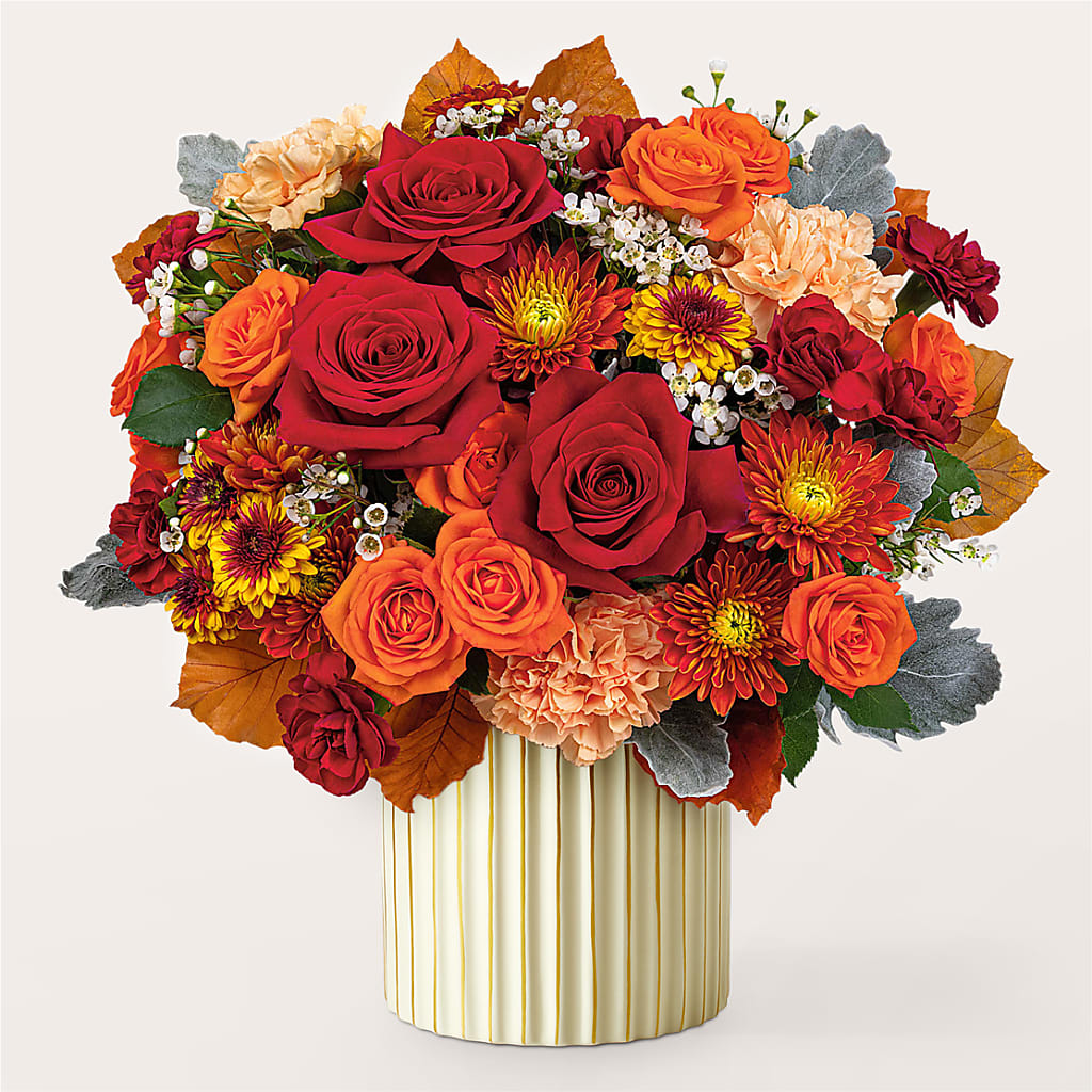 Merlot Bouquet with Ivory Vase –  Colchester Florist, Colchester CT