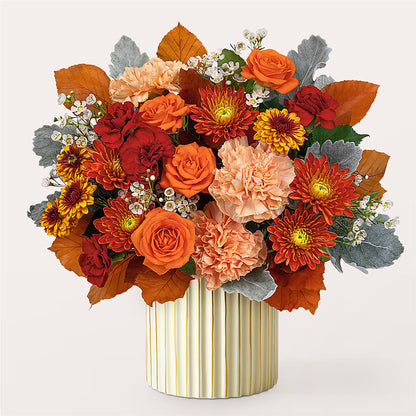 Merlot Bouquet with Ivory Vase –  Colchester Florist, Colchester CT